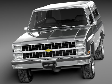 Chevrolet Blazer K5 1981-1987 Model 3D