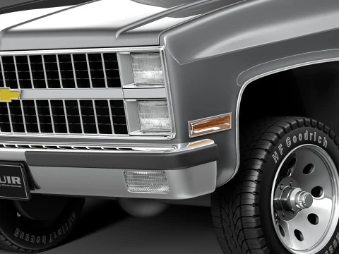 Chevrolet Blazer K5 1981-1987 3D Model