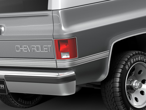 Chevrolet Blazer K5 1981-1987 Model 3D