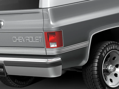 Chevrolet Blazer K5 1981-1987 3D Model