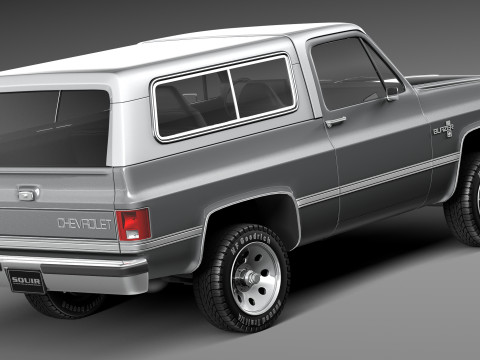Chevrolet Blazer K5 1981-1987 Model 3D