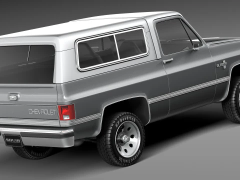 Chevrolet Blazer K5 1981-1987 3D Model