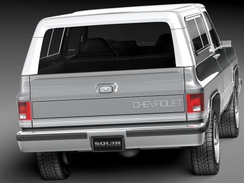 Chevrolet Blazer K5 1981-1987 Model 3D