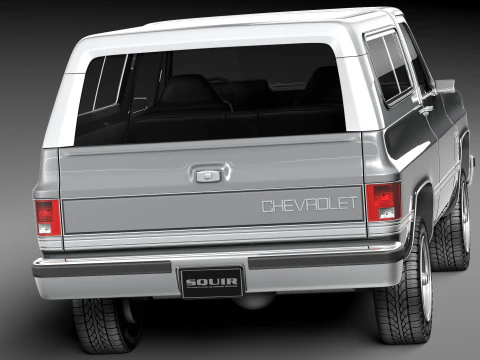 Chevrolet Blazer K5 1981-1987 3D Model