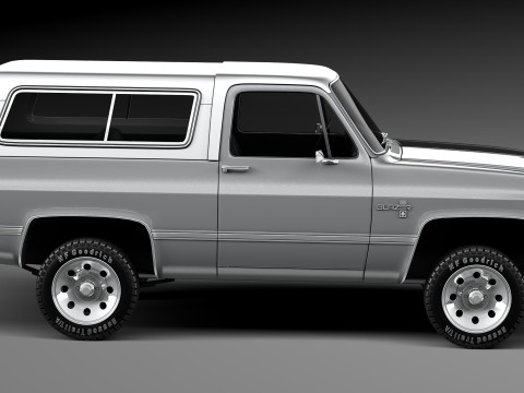 Chevrolet Blazer K5 1981-1987 Model 3D