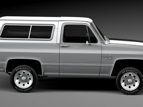 Chevrolet Blazer K5 1981-1987 3D Model