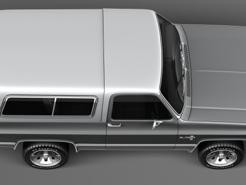 Chevrolet Blazer K5 1981-1987 Model 3D