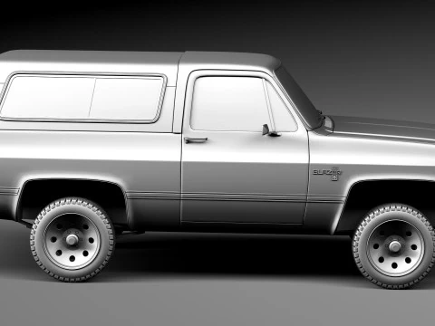 Chevrolet Blazer K5 1981-1987 3D Model