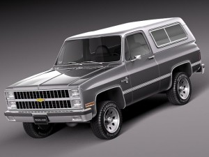 Chevrolet Blazer K5 1981-1987 3D Модель