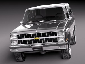 Chevrolet Blazer K5 1981-1987 Modelo 3D
