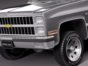 Chevrolet Blazer K5 1981-1987 Modelo 3D