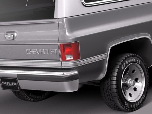 Chevrolet Blazer K5 1981-1987 Modelo 3D