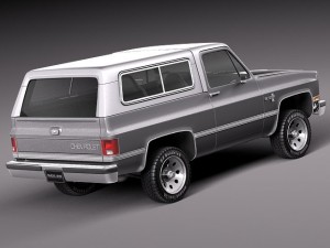 Chevrolet Blazer K5 1981-1987 Modelo 3D