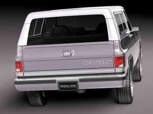Chevrolet Blazer K5 1981-1987 Modelo 3D