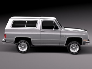 Chevrolet Blazer K5 1981-1987 Modelo 3D