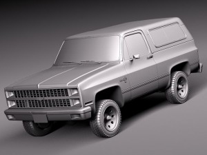 Chevrolet Blazer K5 1981-1987 Modelo 3D