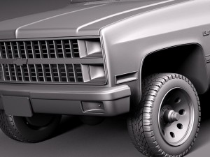 Chevrolet Blazer K5 1981-1987 Modelo 3D