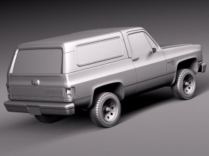 Chevrolet Blazer K5 1981-1987 Modelo 3D
