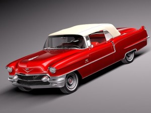 Cadillac 1956 Series 62 Convertible 3Dモデル