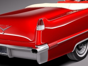 Cadillac 1956 Series 62 Convertible 3Dモデル