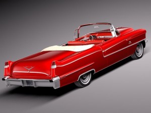 Cadillac 1956 Series 62 Convertible 3Dモデル