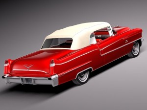Cadillac 1956 Series 62 Convertible 3Dモデル