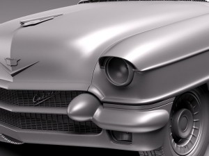 Cadillac 1956 Series 62 Convertible 3Dモデル