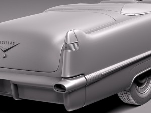 Cadillac 1956 Series 62 Convertible 3Dモデル