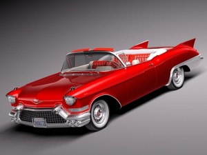 Cadillac Eldorado 1957 Convertible Modèle 3D
