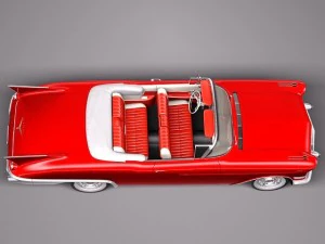 कैडिलैक एल्डोरैडो 1957 परिवर्तनीय 3D मॉडल