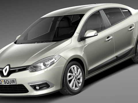 Renault Fluence 2013 3D Model