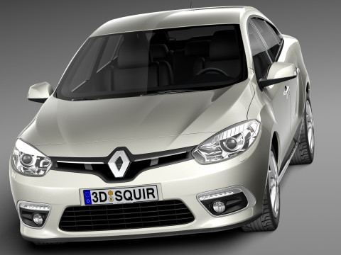 Renault Fluence 2013 3D 모델