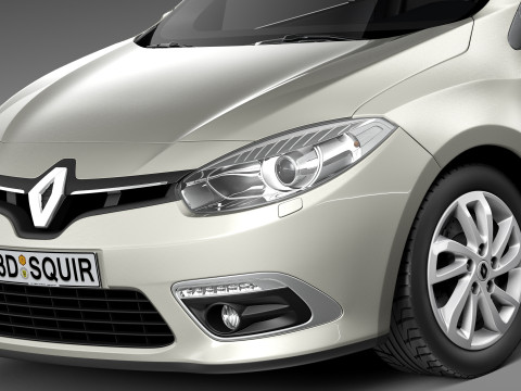 Renault Fluence 2013 3D 모델