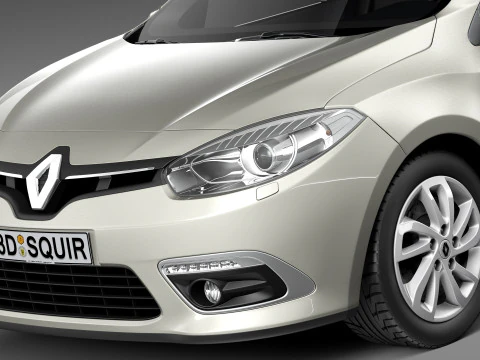 Renault Fluence 2013 3D Model
