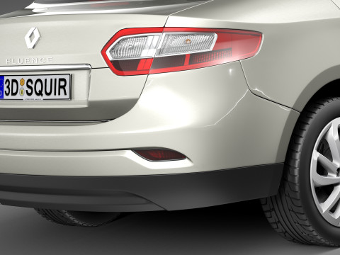 Renault Fluence 2013 3D 모델