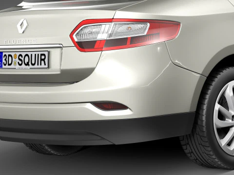 Renault Fluence 2013 3D Model