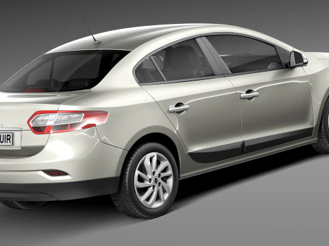 Renault Fluence 2013 3D Model