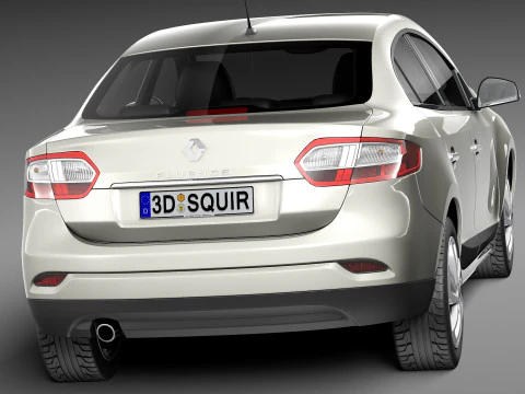 Renault Fluence 2013 3D Model