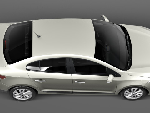 Renault Fluence 2013 3D 모델