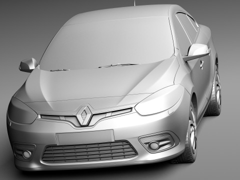 Renault Fluence 2013 3D 모델
