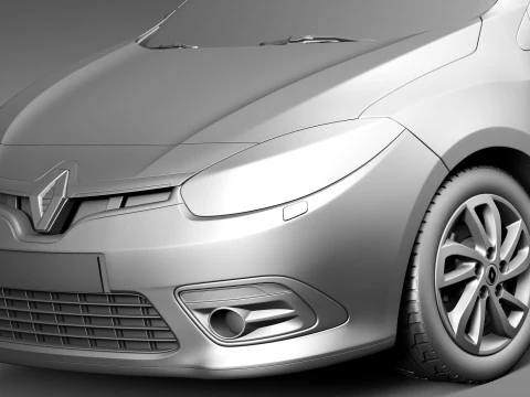 Renault Fluence 2013 3D Model
