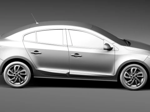 Renault Fluence 2013 3D Model