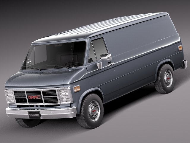 GMC Vandura 1983-1991 Modello 3D .c4d .max .obj .3ds .fbx .stl .blend 