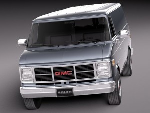 GMC Vandura 1983-1991 Modello 3D