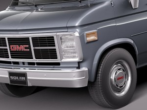 GMC Vandura 1983-1991 Modello 3D
