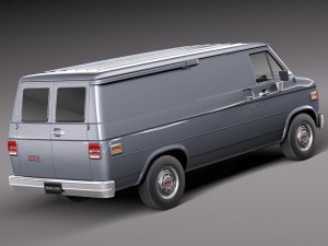 GMC Vandura 1983-1991 Modello 3D