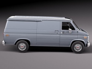 GMC Vandura 1983-1991 Modello 3D