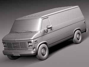 GMC Vandura 1983-1991 Modello 3D