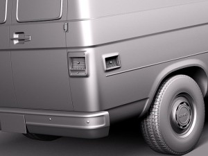 GMC Vandura 1983-1991 Modello 3D