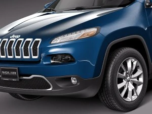Jeep Cherokee Limited 2014 3D Model